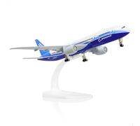 QIYUMOKE 1:300 787 Prototype Modèle Avion métal Support 20 cm