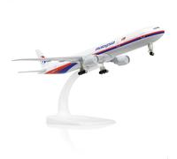 QIYUMOKE 1/300 Boeing777 Modèle d'avion en métal Diecast Metal avec Support -777 Modèle d'avion pour Adulte avec Stand (8,3 Pouces) Cadeaux de passionnés d'aviation, décorations d'affichage de Bureau