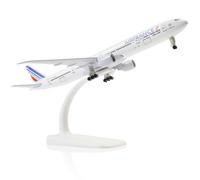 QIYUMOKE 1/300 France 777 Modèle d'avion en métal pour modèle d'avion Boeing 777 avec support (7,5 pouces de long) Décoration d'exposition pour les amateurs d'aviation.