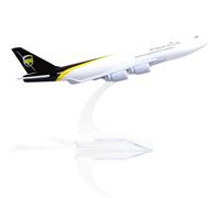 QIYUMOKE 1/400 747 Maquette d'avion en métal moulé sous pression -B747 avec support (15,2 cm de long) en alliage Boeing 747 - Cadeau pour les amateurs d'aviation ou les décorations de bureau