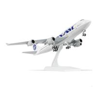 QIYUMOKE Maquette d'avion Boeing 747 Pan American Airways au 1/240 avec Support (Longueur : 30 cm) - Kit de Maquette pré-assemblé pour Adultes - Idée Cadeau sur Le thème de l'aviation