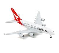 QIYUMOKE Modèle d'avion 1/400 Australie A380 (15,2 cm de long) pour kit de modèle d'avion Airbus A380 avec train d'atterrissage préfabriqué et support d'exposition, peut être utilisé comme cadeau