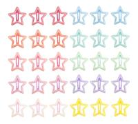 Qiyuting Lot de 40 barrettes à cheveux antidérapantes en métal noir de 5,1 cm pour filles, femmes, enfants, adolescents ou tout-petits