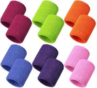 Qiyuting Lot de 6 paires de bracelets colorés en coton - Unisexe