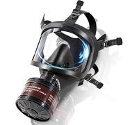 Qiyuting Masque à gaz, utilisé pour la survie des armes nucléaires et chimiques, respirateur tactique militaire, respirateur intégral avec filtre à charbon actif de 40 mm