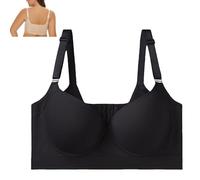 Qizaitz Taikay Soutien-gorge Push-Up Bra Taikay Dos Lissant Push Up Soutien-Gorge Bonnets Profondes pour Femme, Noir , 100G