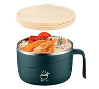 Qizeroty Bols à nouilles avec baguettes - Mug à soupe portable de 1200ml avec couvercle et fourchette,Bol à nouilles résistant à la chaleur,pour cuisine, riz, pho, pâtes, flocons d'avoine, salade,