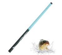 Qizeroty Canne à pêche à la Carpe, Canne à pêche en ruisseau,Poteau à Main pour carassin en Fibre de Verre - Canne à Sauvage légère pour débutants, pour réservoirs de crevettes et de carpes