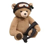 Qizeroty en Peluche | Jouet en Peluche Animale pour la Décoration de la Maison,Ours avec Un Chapeau Et Une Écharpe,pour Filles Femmes Chevet Salon Chambre Chambre de Bébé Maison Anniversaire Noël