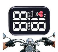 Qizeroty Horloge Pour Voiture,Montre LED étanche et adhésive | Petite Horloge Numérique Compacte,Pour Tableau De Bord De Voiture Bateau Vélo Camion SUV Camping-Car Véhicule Camion SUV Camping-Car