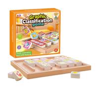 Qizeroty Jeu de Tri pour,Pensée Logique Interactive,Jeu Éducatif Préscolaire De Catégorisation - pour Garçons Et Filles, À La Maison, en Classe, en Voyage, À La