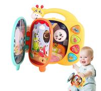 Qizeroty Livre Sonore Enfant - Jouet d'apprentissage avec Son et Lumière | Jouets Musicaux d'apprentissage,pour Maternelle Maison Voiture Cadeau