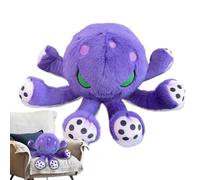 Qizeroty Peluche Douce De Pieuvre - Doudou Apaisant Émotionnel Peluche Cartoon | Animal en Adorable - pour Canapé Salon Chambre Étagère Table