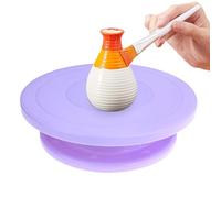 Qizeroty Plateau À Gâteau Rotatif, 28cm Outils De Plateau Tournant Pour Gâteaux, Base Giratoire Haute, Tournant De Gâteau Rotatif, Kit De Fournitures Support Assiettes De Décoration De Gâteaux