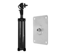 Qizeroty Support pour Pad de Batterie,Porte pour Caisse Claire Électronique | Support pour Pad de Batterie Noir avec Réglage de Hauteur pour l'école, la maison, le voyage, la pratique et le spectacle