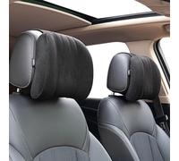 QIZUN 2Pcs Oreiller Appui-Tête pour Voiture pour Land Rover Discovery 04-16 | Coussin de Support de Cou Mémoire de Forme Accessoire Intérieur Ergonomique