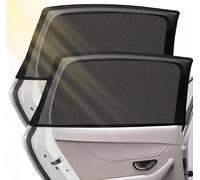 QIZUN 4 Pièces Pare Soleil Voiture Bébé pour Ford Mustang Mach-E I 2021-2024, Chaussette Pare Soleil Voiture Élastique, Bloquer Les Rayons UV Anti Moustiquaire