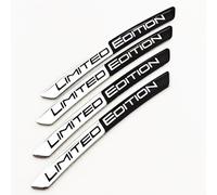 QIZUN 4pcs Stickers Jantes Voiture pour Landrover SVR Discovery Velar Evoque Range Rover L405 L320 L322, Autocollants Bandes Deco Jantes, Décoration et Protection de Roue,Black-Silver