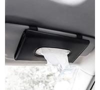 QIZUN Boite Mouchoir Pare Soleil Voiture Adapté pour Audi S8 Plus 2012-2017, Etui Distributeur Masque Rangement Intérieur Support Tissu Coque
