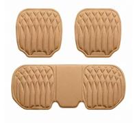 QIZUN Coussins de Siège Auto pour Volvo EM90 2025-2026 | 3 Pièces Housses de Siège en Fibre d’Algues Respirantes Antidérapantes Matelassées Confortables Toutes Saisons