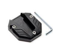QIZUN Plaque Extension de Bequille Laterale Convient pour Indian Scout Rogue 2024-Present, Support de Pied de Moto Elargisseur Patin Base Style Trim,Bla-CK