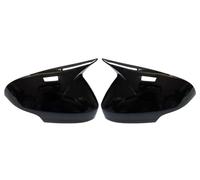 Qjahxkf Coque rétroviseur 1 Paire De Coques De Rétroviseur Latérales M pour Volvo C30 C70 S40 pour S60 V40 V50 V70 2008-2010 Capuchon rétroviseur latéral(Bright Black)