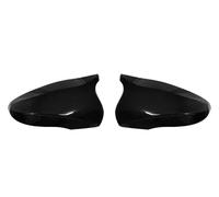 Qjahxkf Coque rétroviseur Caches De Rétroviseurs pour VW MK6 pour Golf 6 pour GTI 2009-2013 Boîtiers Outils Support Garniture Accessoires De Voiture Capuchon rétroviseur latéral(Bright Black)