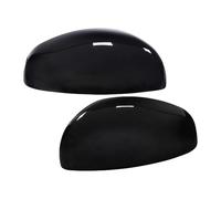 Qjahxkf Coque rétroviseur Coques De Rétroviseurs Extérieurs Gauche Et Droite, Noir Brillant pour Skoda pour Fabia MK2 2007-2015 Capuchon rétroviseur latéral