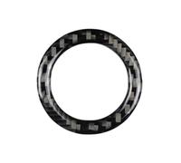 Qjahxkf intérieur voitureEn Autocollants Garniture D'anneau Trou Clé D'allumage Voiture en Fiber Carbone pour Benz W203 W204 W212 Classe ABCE pour GLA pour CLA pour GLC pour SLK Autocollant Intérieur