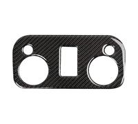 Qjahxkf intérieur voitureEn pour Ford pour Mustang GT 2015-2021 Accessoires Intérieur Fiber Carbone Toit Voiture Panneau Lumière Lecture Autocollant Garniture Cadre Autocollant Intérieur(Black)