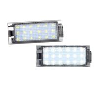 Qjahxkf Lampe Éclairage Plaque D'immatriculation LED Pour Clio Pour Espace Pour Kangoo Pour Kadjar Pour Laguna Pour Master Pour Twingo lampes d'éclairage de plaque