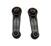 Qjahxkf Leve vitre Lève-vitre de voiture à manivelle, poignée de connexion de fenêtre de voiture, levier de manivelle de porte, couleur, universel, 2 enrouleurs Kit Lève-vitre(Black)