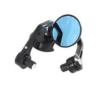 Qjahxkf Rétroviseurs Latéraux Moto pour Vespa pour Piaggio Guidon rétroviseur rétroviseur CNC Aluminium Sprint Primavera GTV GTS LT S LX LXV 50 125 250 300 GTS Retroviseur(Black)