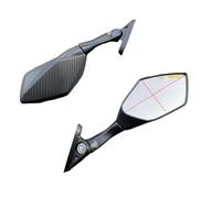 Qjahxkf Rétroviseurs Latéraux Moto Rétroviseurs latéraux Pliables pour Moto, rétroviseurs d'angle Mort, Capuchon de Protection pour YZF R3 R25 2015-2018, pour YZF-R3 et YZF-R25 Retroviseur(A)