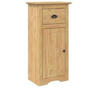 QJBSAVVA Cabinet de Salle de Bain BODO, Meuble de Rangement en Bois d'Ingénierie avec Tiroir et Porte, Colonne Étroite pour Toilette et Entrée, Marron Miel 44 x 30 x 90 cm