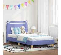 QJBSAVVA Cadre simple 90 x 190 cm avec sommier à lattes, espace de rangement moderne, pour enfant, adolescent, 198 x 94 x 84 cm, matériau dérivé du bois durable, pour chambre d'enfant, chambre d'amis