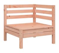QJBSAVVA Canapé d'angle de jardin en bois massif Douglas - Canapé de jardin modulable - 63,5 x 63,5 x 62,5 cm - Canapé de salon robuste pour extérieur, terrasse et balcon - Meubles d'assise en bois