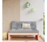 QJBSAVVA Canapé de jardin 120 x 80 cm en bois massif de sapin Douglas - Design à lattes - Canapé d'extérieur robuste - Complément modulaire pour balcon, terrasse, salon de jardin - Petit design