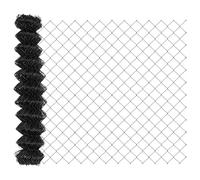 QJBSAVVA Clôture de jardin en grillage - 10 x 1,2 m - Gris - En acier inoxydable - Brise-vue - Robuste et flexible - Pour poules, enclos de chien, enclos libre, pâturage et balcon