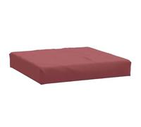 QJBSAVVA Coussin de palette Melange Bordeaux 60 x 60 x 9,5 cm Coussin de palette pour meubles de jardin et canapés d'intérieur Coussin d'assise confortable en polyester avec rembourrage en mousse