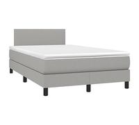 QJBSAVVA Ensemble Lit Boxspring 120x190 cm avec Matelas et Surmatelas