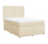 QJBSAVVA Ensemble Lit Boxspring 140x200 cm avec Matelas et Surmatelas