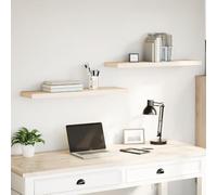 QJBSAVVA Étagère flottante en bois avec placage chêne, 90 x 23,5 x 4 cm, montage invisible, espace de rangement pour salon, cuisine et salle de bain