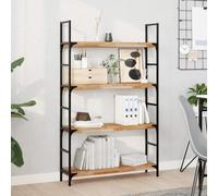 QJBSAVVA Étagère flottante en bois d'acacia traité à l'huile 100 x 20 x 4 cm Design moderne pour cuisine, salle de bain, salon