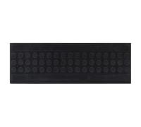 QJBSAVVA Lot de 10 tapis d'escalier antidérapants en caoutchouc - 25 x 75 cm - Noir - Durable et sûr pour l'intérieur et l'extérieur