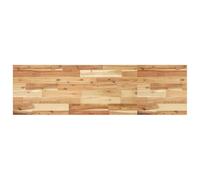 QJBSAVVA Plateau de lavabo en acacia massif - 160 x 40 x 2 cm - Avec revêtement à l'huile - Plaque en bois robuste pour salle de bain, cuisine et établi - Grain naturel - Facile d'entretien et