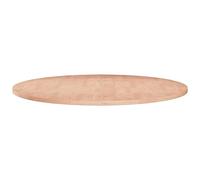 QJBSAVVA Plateau de table Ø 60 cm en chêne massif non traité 1,5 cm d'épaisseur Table en bois robuste moderne pour table basse, cuisine, table d'appoint, restaurant, café
