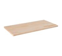 QJBSAVVA Plateau de table 100 x 50 cm en pin massif non traité rectangulaire DIY Meubles rustiques Design moderne Aspect individuel pour cuisine, bureau, restaurant, balcon
