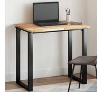 QJBSAVVA Plateau de table 100 x 60 x 2 cm en bois d'acacia massif non traité rectangulaire comme plateau de table à manger et plan de travail de cuisine moderne et robuste pour salon, bureau, jardin