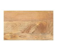 QJBSAVVA Plateau de table 40 x 20 x 3,8 cm en bois de manguier massif avec veinure naturelle comme plan de travail de cuisine ou plateau de bureau - Design rustique moderne pour salle à manger, bureau